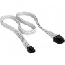 Corsair Premium Sleeved EPS12V CPU cable, Type 5 (Generation 5) - Bianco
