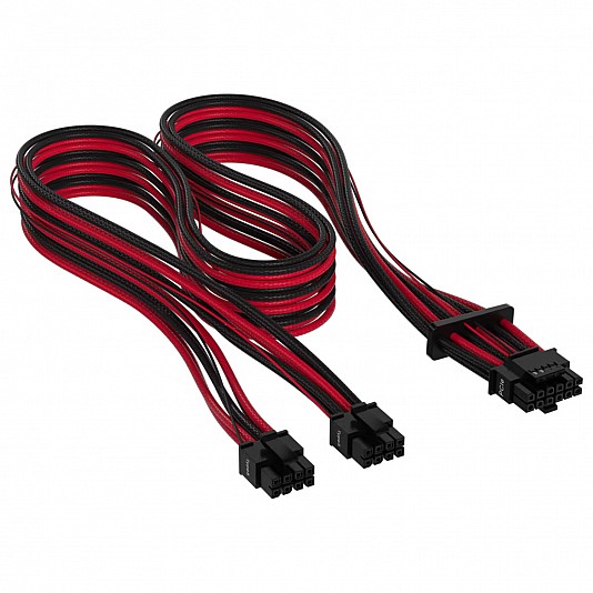 Corsair Cavo PSU PCIe 5.0 12VHPWR 600W Type 5 (Gen. 5) - Rosso/Nero Corsair Cavo PSU PCIe 5.0 12VHPWR 600W Type 5 (Gen. 5) - Rosso/Nero