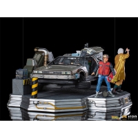 Iron Studios Back To The Future 2 DeLorean Full Deluxe Set 1/10 Art Scale - 55 cm