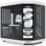 HYTE Y70 Touch Dual Chamber Case Mid-Tower, Tempered Glass - Bianco