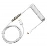 Cooler Master Coiled Cable, Double Sleeved - Snow White