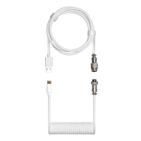 Cooler Master Coiled Cable, Double Sleeved - Snow White