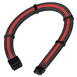 Prolunga GPU PCIe 5.0 da 16Pin (12+4) 12VHPWR a 16Pin - Nero/Rosso Prolunga GPU PCIe 5.0 da 16Pin (12+4) 12VHPWR a 16Pin - Nero/Rosso