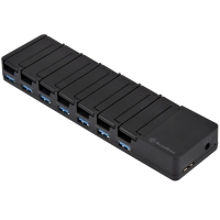 Silverstone SST-UC03B-PRO HUB USB 3.1 a 8 Porte - Nero