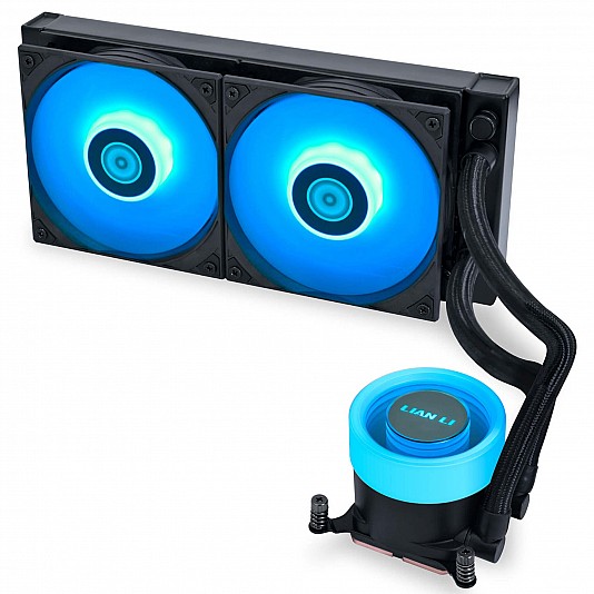 Lian Li GA II Lite RGB AIO Water Cooler - 240mm - Nero Lian Li GA II Lite RGB AIO Water Cooler - 240mm - Nero