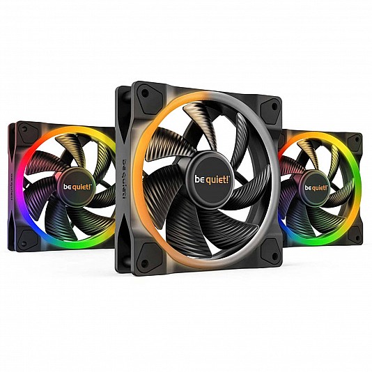 be quiet! Light Wings ARGB Fan - 120mm - Nero (3pz) be quiet! Light Wings ARGB Fan - 120mm - Nero (3pz)