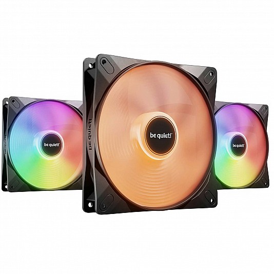 be quiet! Light Wings LX High-Speed ARGB Fan - 140mm - Nero (3pz) be quiet! Light Wings LX High-Speed ARGB Fan - 140mm - Nero (3pz)