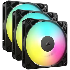 Corsair RS120-R ARGB Series, Ventola PWM - 120mm, Nero (3pz) Corsair RS120-R ARGB Series, Ventola PWM - 120mm, Nero (3pz)