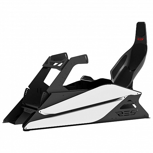 Res-Tech GT Cockpit Simracing RIG - Shiny White Res-Tech GT Cockpit Simracing RIG - Shiny White