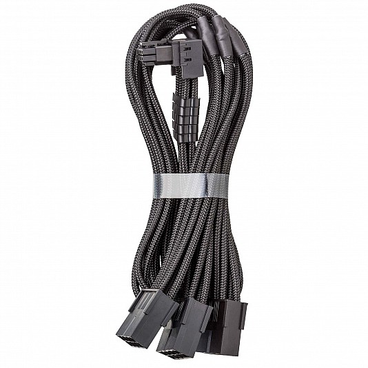 CableMod Pro ModMesh Prolunga 90° 12V-2x6 a 3 PCI-E, StealthSense, Tipo A - Nero CableMod Pro ModMesh Prolunga 90° 12V-2x6 a 3 PCI-E, StealthSense, Tipo A - Nero