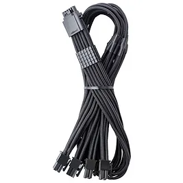 CableMod C-Series Pro ModMesh Cavo 12V-2x6 a 4x8 Pin, Corsair Type 3 e 4 - Nero CableMod C-Series Pro ModMesh Cavo 12V-2x6 a 4x8 Pin, Corsair Type 3 e 4 - Nero