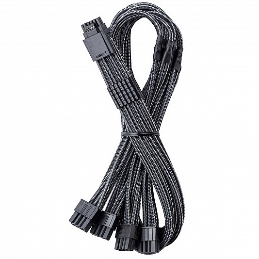 CableMod C-Series Pro ModMesh Cavo 12V-2x6 a 4x8 Pin, Corsair Type 3 e 4 - Carbon CableMod C-Series Pro ModMesh Cavo 12V-2x6 a 4x8 Pin, Corsair Type 3 e 4 - Carbon