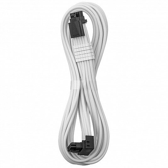 CableMod Universal Pro ModMesh Cavo 90° da 16-Pin a 16-Pin, StealthSense, Tipo A - Bianco CableMod Universal Pro ModMesh Cavo 90° da 16-Pin a 16-Pin, StealthSense, Tipo A - Bianco