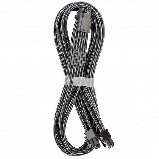 CableMod C-Series Pro ModMesh 12V-2x6 a 2x8 Pin, Corsair Type 3 e 4 - Carbon CableMod C-Series Pro ModMesh 12V-2x6 a 2x8 Pin, Corsair Type 3 e 4 - Carbon