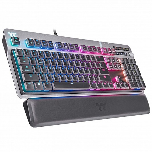 Thermaltake ARGENT K6 RGB Low Profile Gaming Keyboard, Cherry MX Red - Grigio Thermaltake ARGENT K6 RGB Low Profile Gaming Keyboard, Cherry MX Red - Grigio