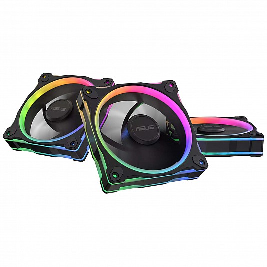Asus Prime MR120 Fan ARGB - Nero (3pz) Asus Prime MR120 Fan ARGB - Nero (3pz)