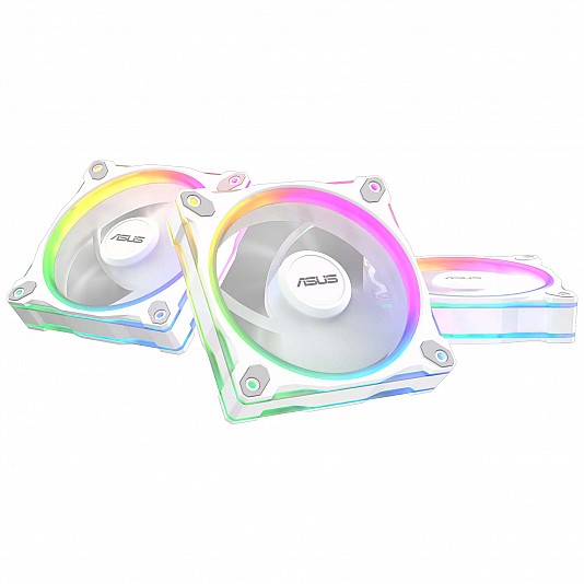 Asus Prime MR120 Fan ARGB - Bianco (3pz) Asus Prime MR120 Fan ARGB - Bianco (3pz)