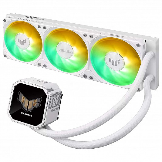 Asus TUF GAMING LC III 360 ARGB LCD AIO CPU Liquid Cooler - 360mm - Bianco Asus TUF GAMING LC III 360 ARGB LCD AIO CPU Liquid Cooler - 360mm - Bianco