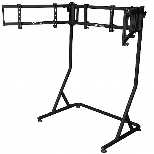 Thermaltake Triplo Supporto Da Corsa PRO per Monitor - Nero Thermaltake Triplo Supporto Da Corsa PRO per Monitor - Nero