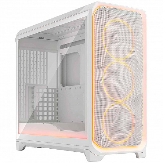 Fractal Design Meshify 3 XL Ambience Pro RGB, Big-Tower, Vetro Temperato - Bianco Fractal Design Meshify 3 XL Ambience Pro RGB, Big-Tower, Vetro Temperato - Bianco