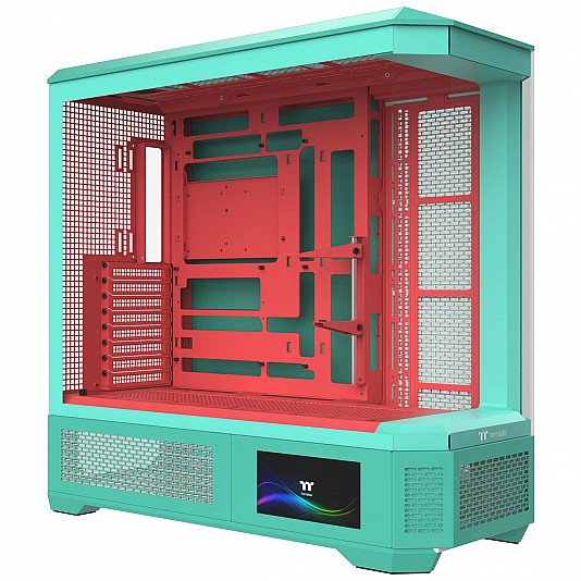 Thermaltake View 600 TG, Full Tower, Vetro Temperato - Mint Strawberry Thermaltake View 600 TG, Full Tower, Vetro Temperato - Mint Strawberry