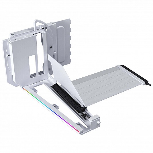 Lian Li Kit Per GPU Verticale Multi-Direzionale RGB, PCIe 5.0 - Bianco Lian Li Kit Per GPU Verticale Multi-Direzionale RGB, PCIe 5.0 - Bianco