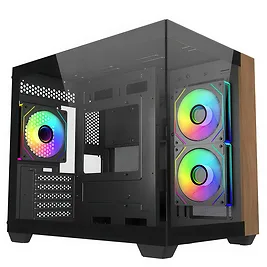 Cooler Master Elite 481 Wood - Nero Cooler Master Elite 481 Wood - Nero