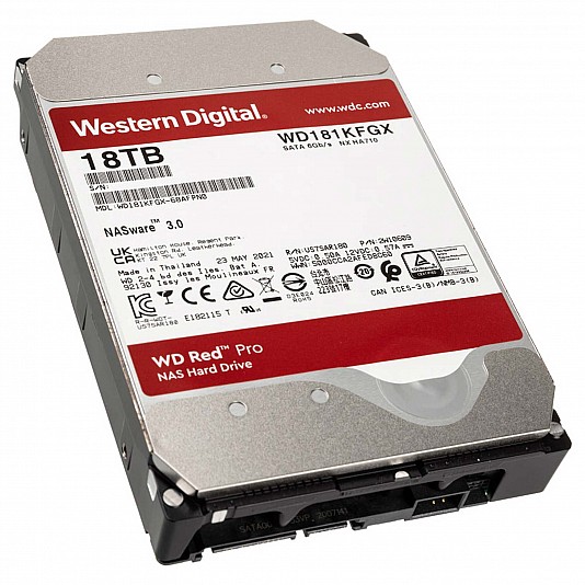 Western Digital Red Pro, SATA 6G, Intellipower, 3.5 pollici - 18 TB Western Digital Red Pro, SATA 6G, Intellipower, 3.5 pollici - 18 TB