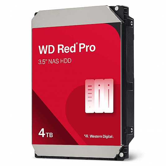Western Digital Red Pro, SATA 6G, Intellipower, 3.5 pollici - 4 TB Western Digital Red Pro, SATA 6G, Intellipower, 3.5 pollici - 4 TB
