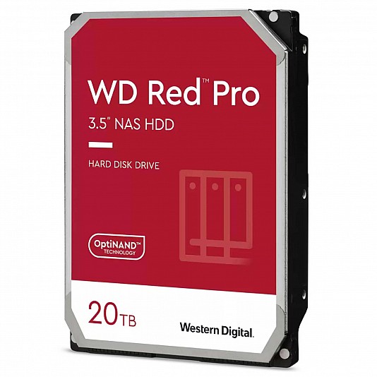 Western Digital Red Pro, SATA 6G, Intellipower, 3.5 pollici - 20 TB Western Digital Red Pro, SATA 6G, Intellipower, 3.5 pollici - 20 TB