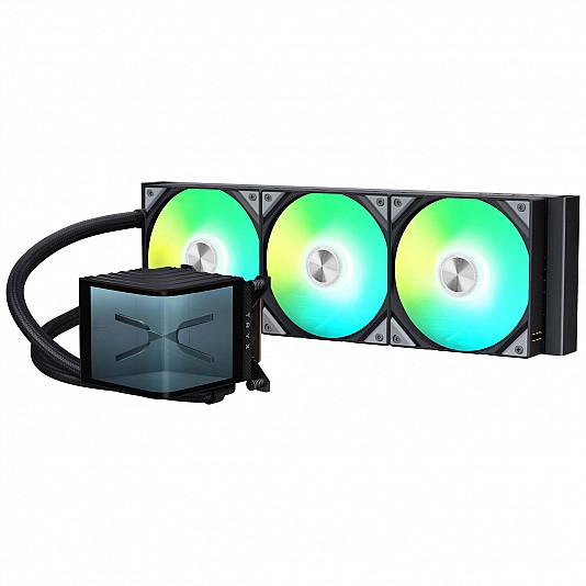 TRYX PANORAMA 360 ARGB Sistema AIO, Display 3D AMOLED - 360 mm, Nero TRYX PANORAMA 360 ARGB Sistema AIO, Display 3D AMOLED - 360 mm, Nero