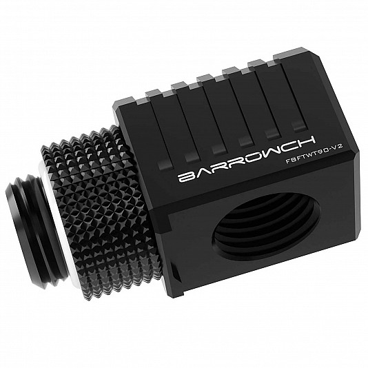 Barrow Special Adattatore 90° MF G1/4 - Black Barrow Special Adattatore 90° MF G1/4 - Black
