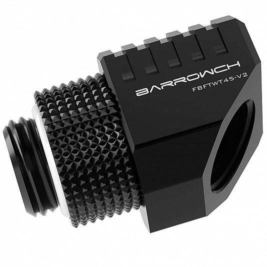 Barrow Special Adattatore 45ฐ MF G1/4 - Black Barrow Special Adattatore 45ฐ MF G1/4 - Black