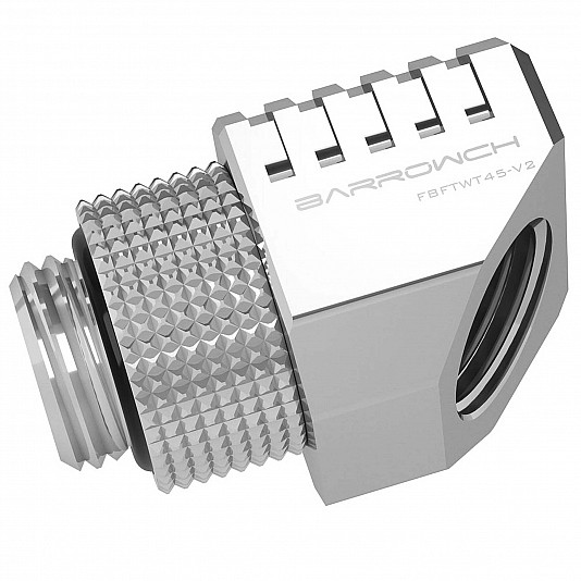 Barrow Special Adattatore 45ฐ MF G1/4 - Silver Barrow Special Adattatore 45ฐ MF G1/4 - Silver