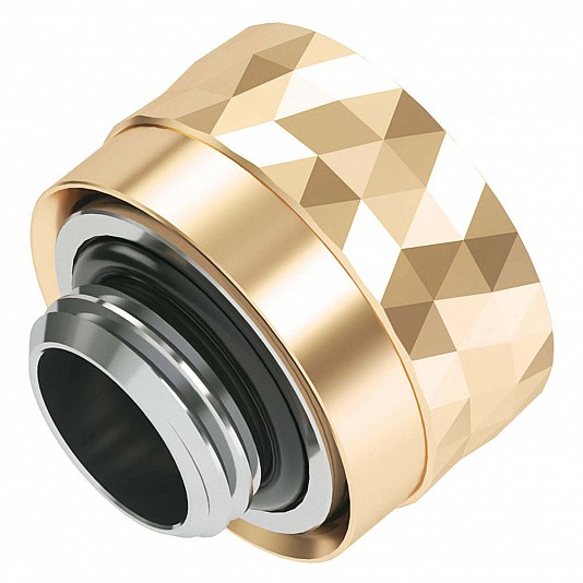 Barrow Dazzle Hardtube Fitting 14mm, G1/4 - Oro Barrow Dazzle Hardtube Fitting 14mm, G1/4 - Oro