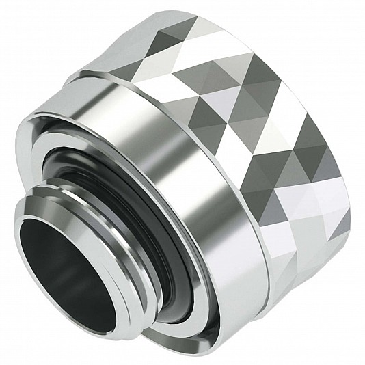 Barrow Dazzle Hardtube Fitting 14mm, G1/4 - Argento Barrow Dazzle Hardtube Fitting 14mm, G1/4 - Argento