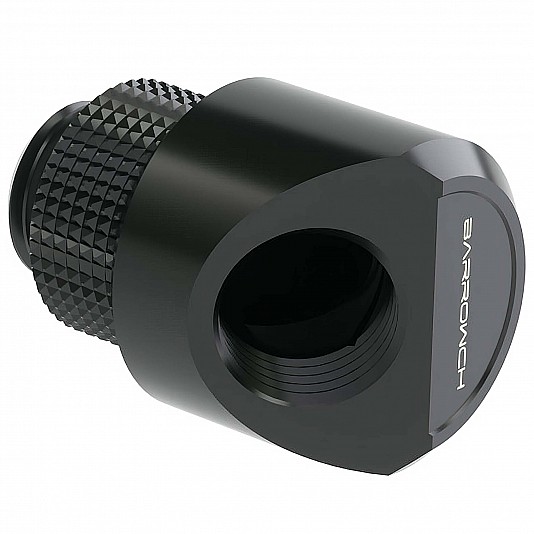 Barrow Adattatore 45° G1/4 MF - Rotary, Nero Barrow Adattatore 45° G1/4 MF - Rotary, Nero