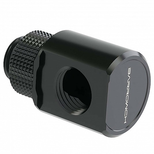 Barrow Adattatore 90° G1/4 MF - Rotary, Nero Barrow Adattatore 90° G1/4 MF - Rotary, Nero