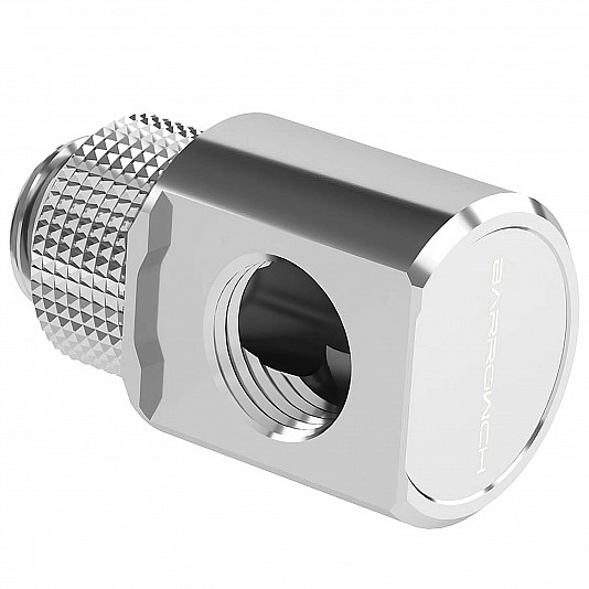 Barrow Adattatore 90° G1/4 MF - Rotary, Argento Barrow Adattatore 90° G1/4 MF - Rotary, Argento