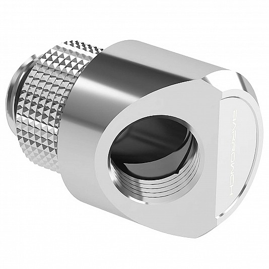 Barrow Adattatore 45° G1/4 MF - Rotary, Argento Barrow Adattatore 45° G1/4 MF - Rotary, Argento