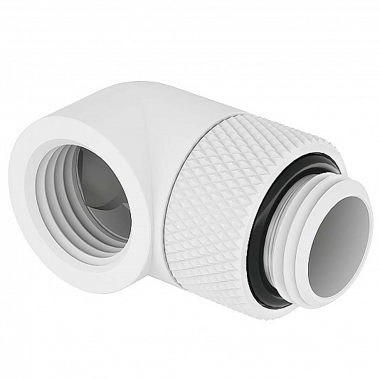 Barrow Adattatore 90° G1/4 Rotary MF - Bianco Barrow Adattatore 90° G1/4 Rotary MF - Bianco