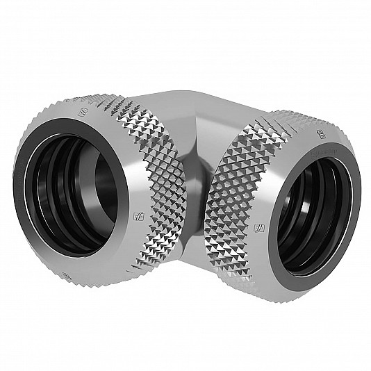 Barrow Multi-Link Adattatore 90° 12mm Hardtube - Argento Barrow Multi-Link Adattatore 90° 12mm Hardtube - Argento