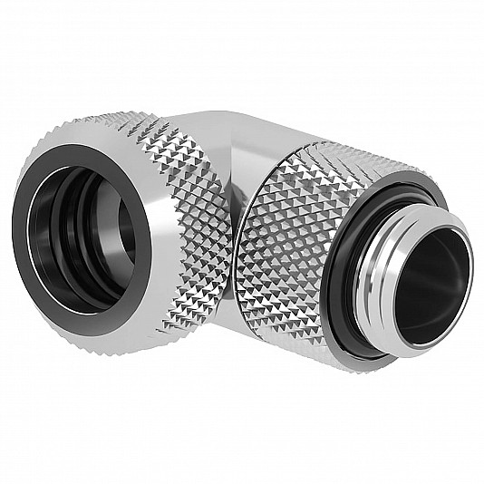 Barrow Multi-Link Adattatore Rotary 90° G1/4 FM 12mm Hardtube - Argento Barrow Multi-Link Adattatore Rotary 90° G1/4 FM 12mm Hardtube - Argento