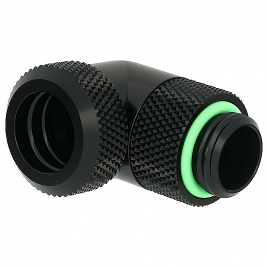 Barrow Multi-Link Adattatore Rotary 90° G1/4 FM 12mm Hardtube - Nero Barrow Multi-Link Adattatore Rotary 90° G1/4 FM 12mm Hardtube - Nero