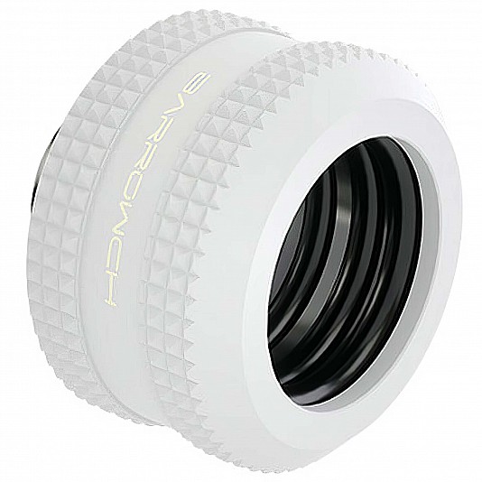 Barrow Hardtube Fitting 14mm, G1/4 - Bianco Barrow Hardtube Fitting 14mm, G1/4 - Bianco