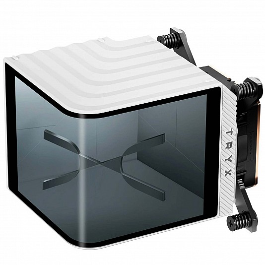 TRYX PANORAMA CPU Waterblock, Display 3D AMOLED, Intel e AMD Socket - Bianco TRYX PANORAMA CPU Waterblock, Display 3D AMOLED, Intel e AMD Socket - Bianco