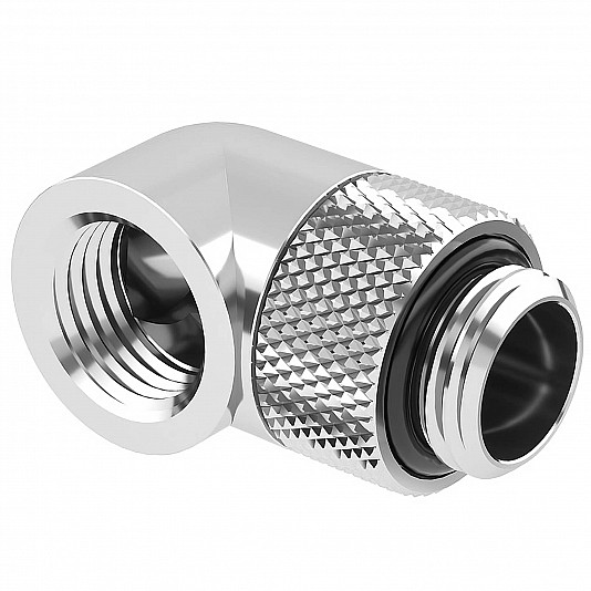 Barrow Adattatore 90° G1/4 Rotary MF - Argento Barrow Adattatore 90° G1/4 Rotary MF - Argento