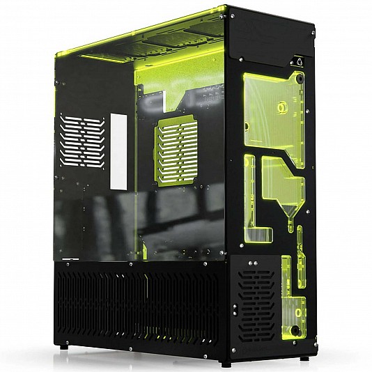 Singularity Computers Stream-M Water Cooling, Full Tower, XL-ATX, RGB - Nero Singularity Computers Stream-M Water Cooling, Full Tower, XL-ATX, RGB - Nero