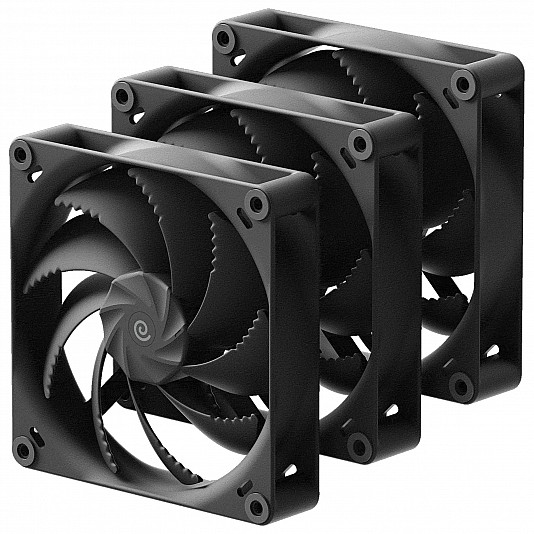 HAVN H12 Ventola PWM, 120mm - Triple Kit, Nero HAVN H12 Ventola PWM, 120mm - Triple Kit, Nero