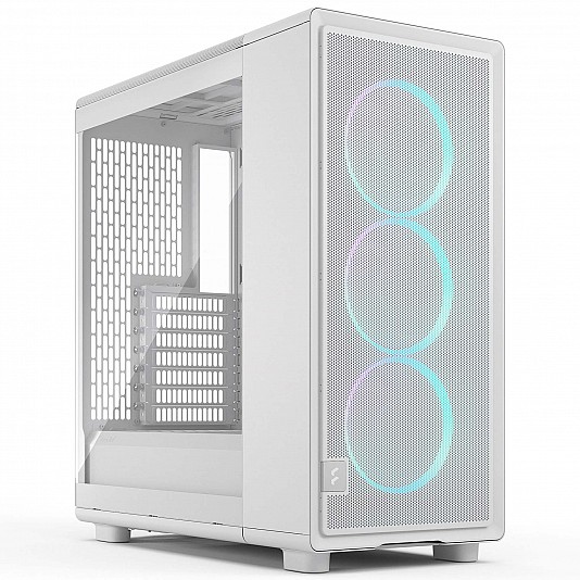 Fractal Design Epoch RGB TG Clear tint, Mid-Tower, Vetro Temperato - Bianco Fractal Design Epoch RGB TG Clear tint, Mid-Tower, Vetro Temperato - Bianco